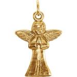 14K Gold Praying Angel Pendant