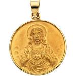 18K Sacred Heart of Jesus Pendant