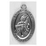 Silver St Aidan Medal Oval