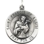Silver St Francis of Assisi Medal