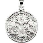St Francis of Assisi Medal Sterling Silver