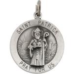 Silver St Patrick  Medal