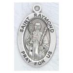 Silver St Raymond Medal Oval