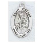 Silver St Vincent de Paul Medal Oval