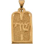 Gold Ten Commandments Pendant