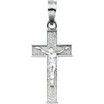 White Gold Crucifix Pendant