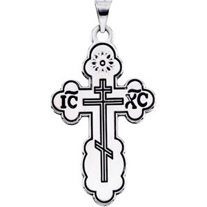 Sterling Silver St. Olga Cross